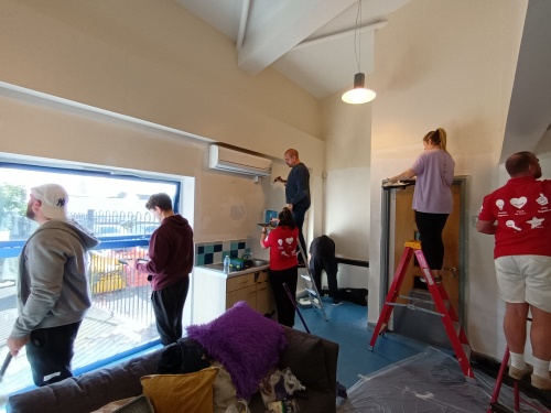 Homeserve Volunteers at Walsall LHP