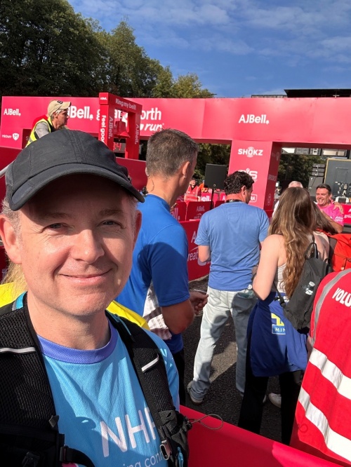 Miles, Smiles & Some Famous Faces: Dave Takes on the Great North Run Representing NHP