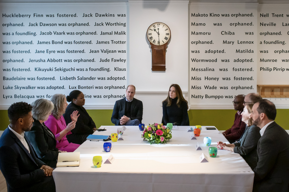 Mark Warr meets with The Duke and Duchess of Cambridge to discuss issues facing care leavers